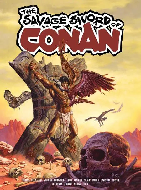 SAVAGE SWORD OF CONAN TP VOL 03 DIRECT MARKET EDITION JOE JUSKO CVR (MR) Titan Comics