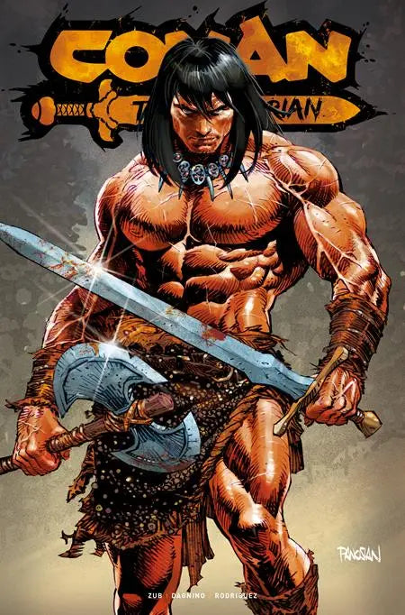 CONAN THE BARBARIAN #21 CVR H SDCC EXCLUSIVE DAN PANOSIAN FOIL TRADE VAR (MR) Limited to 700 copies Allocations May Occur Titan Comics