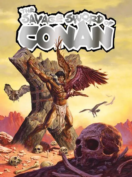SAVAGE SWORD OF CONAN #8 CVR D SDCC EXCLUSIVE JOE JUSKO FOIL TRADE VAR (MR) Limited to 700 copies Allocations May Occur. Titan Comics