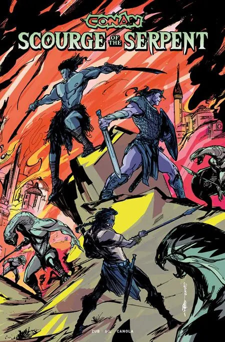 CONAN THE BARBARIAN SCOURGE OF THE SERPENT #2 (OF 4) CVR E ERYK DONONVAN VAR (MR) Titan Comics