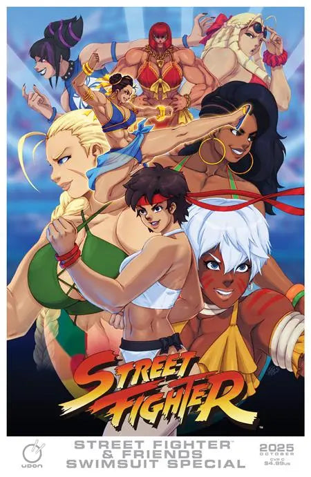 2025 STREET FIGHTER & FRIENDS SWIMSUIT SPECIAL #1 (ONE SHOT) CVR C TOVIO ROGERS VAR UDON Entertainment