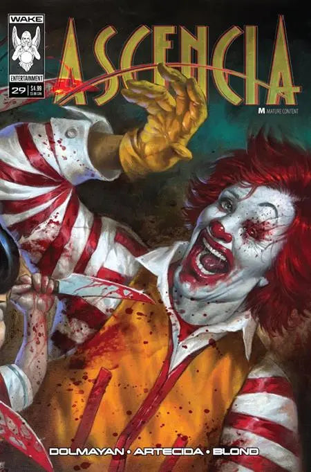 ASCENCIA #29 CVR E INC 1:50 LUCIO ROBES SIGNED VAR (MR) Wake Entertainment