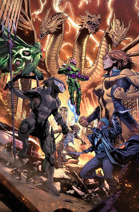 JUSTICE LEAGUE VS GODZILLA VS KONG 2 #5 (OF 7) CVR C LUCAS MEYER CARD STOCK VAR DC Comics