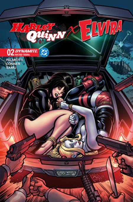 HARLEY QUINN X ELVIRA #2 CVR B CHAD HARDIN VAR DYNAMITE Entertainment