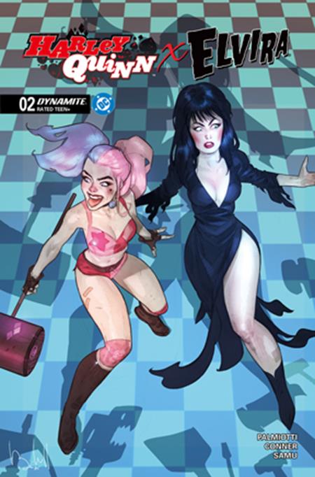 HARLEY QUINN X ELVIRA #2 CVR D BEN CALDWELL VAR DYNAMITE Entertainment