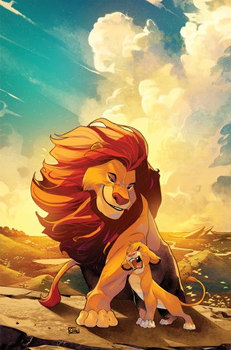 LION KING #1 CVR F EDWIN GALMON METAL VIRGIN VAR DYNAMITE Entertainment