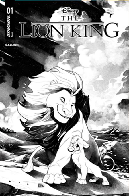 LION KING #1 CVR I INCENTIVE 1:15 EDWIN GALMON LINE ART VAR DYNAMITE Entertainment
