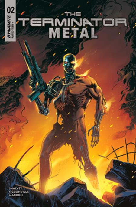 TERMINATOR METAL #2 CVR D PAOLO ANTIGA VAR DYNAMITE Entertainment