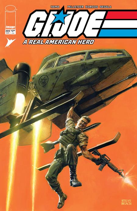 GI JOE A REAL AMERICAN HERO #322 CVR C INCENTIVE 1:10 STEVE BEACH GEARS OF JOE VAR Image Comics