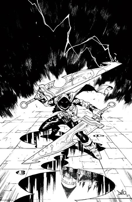 LOST FANTASY #5 CVR D INCENTIVE 1:15 MAXI DALLO B&W VAR Image Comics