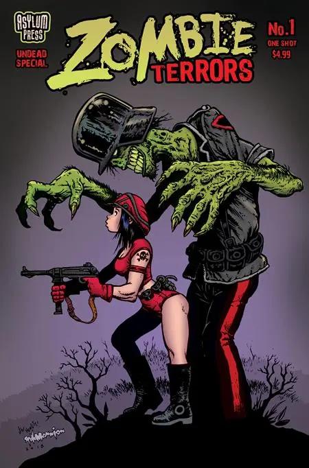 ZOMBIE TERROR #1 UNDEAD SPECIAL (ONE SHOT) CVR B STEVE MANNION VAR (MR) Previously Solicited Asylum Press