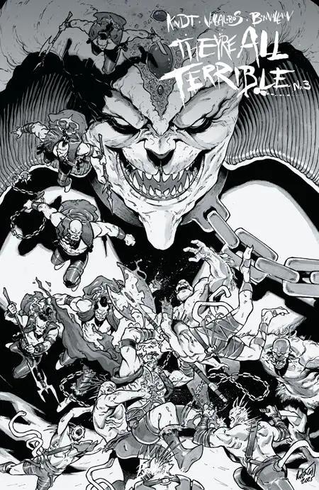 THEYRE ALL TERRIBLE #3 (OF 4) CVR B ROBERT GILL VAR BAD IDEA