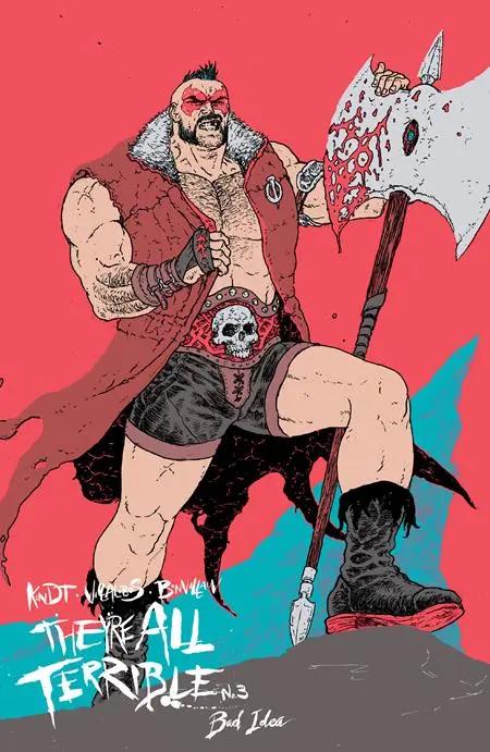 THEYRE ALL TERRIBLE #3 (OF 4) CVR C INC 1:20 RAMON VILLALOBOS CHARACTER DESIGN VAR BAD IDEA