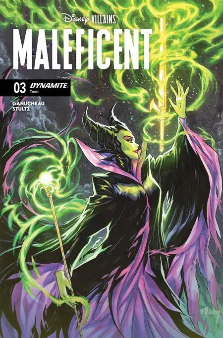 DISNEY VILLAINS MALEFICENT #3 CVR B ELLERY VAR DYNAMITE Entertainment