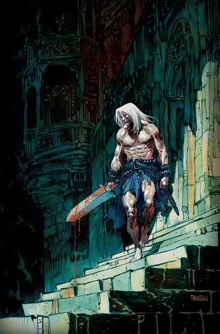 FIRE AND ICE NEKRON #1 (ONE SHOT) CVR E DAN PANOSIAN METAL VIRGIN VAR DYNAMITE Entertainment
