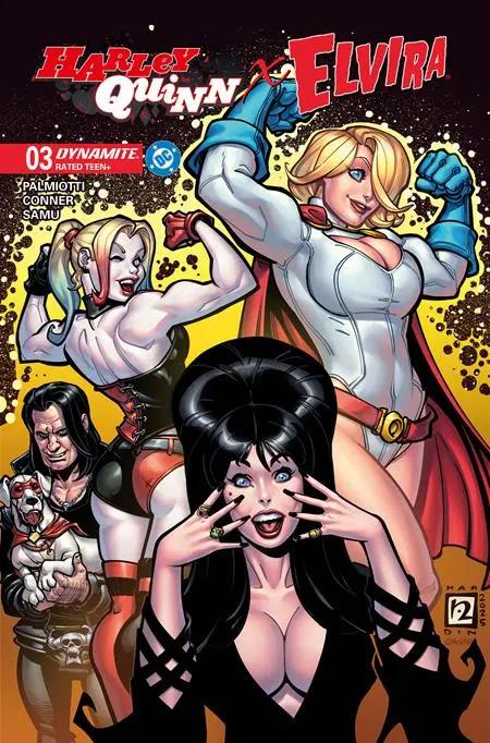 HARLEY QUINN X ELVIRA #3 CVR B CHAD HARDIN VAR DYNAMITE Entertainment