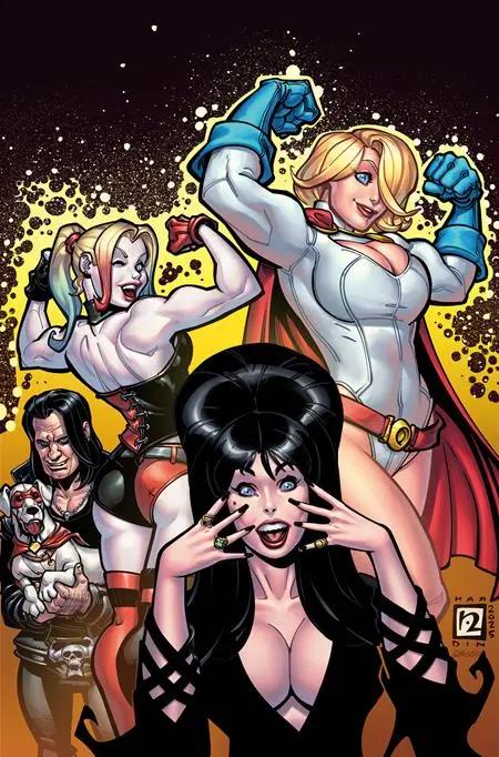 HARLEY QUINN X ELVIRA #3 CVR J INC 1:15 CHAD HARDIN VIRGIN VAR DYNAMITE Entertainment