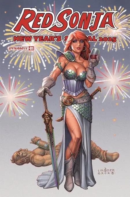 RED SONJA NEW YEARS SPECIAL 2025 #1 (ONE SHOT) CVR A JOSEPH MICHAEL LINSNER DYNAMITE Entertainment