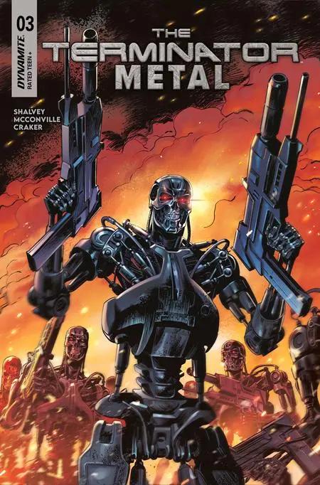 TERMINATOR METAL #3 CVR D PAOLO ANTIGA VAR DYNAMITE Entertainment