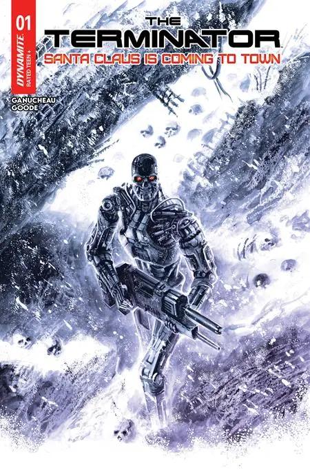 TERMINATOR SANTA CLAUS IS COMING TO TOWN #1 (ONE SHOT) CVR B FRANCESCO BIAGINI VAR DYNAMITE Entertainment