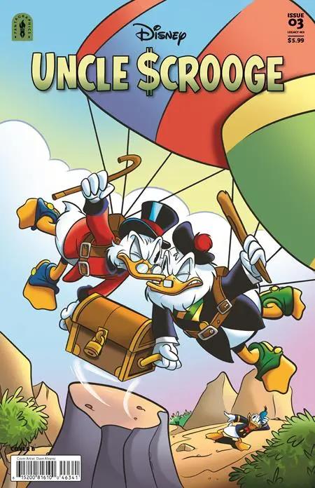 UNCLE SCROOGE FLINTHEART GLOMGOLDS SINISTER SECRET #3 (OF 3) CVR B INC 1:10 DAVE ALVAREZ VAR Fantagraphics
