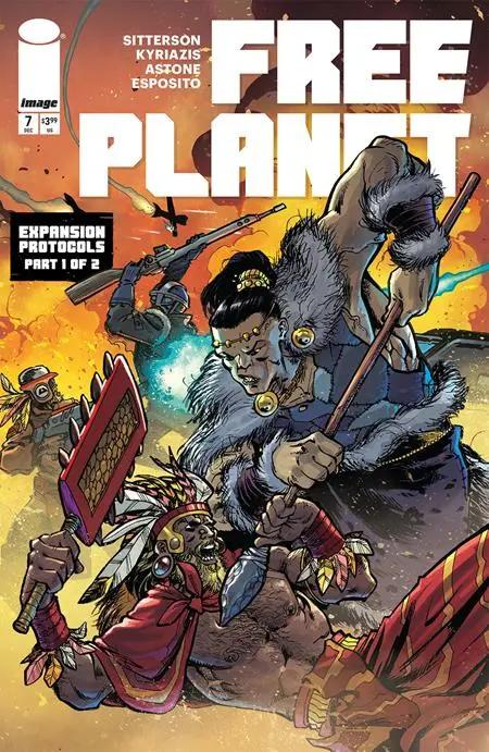 FREE PLANET #7 CVR B ILIAS KYRIAZIS & VITTORIO ASTONE VAR Image Comics
