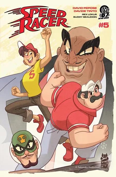 SPEED RACER #5 CVR B SEAN GALLOWAY RETRO MANGA VAR Mad Cave Studios