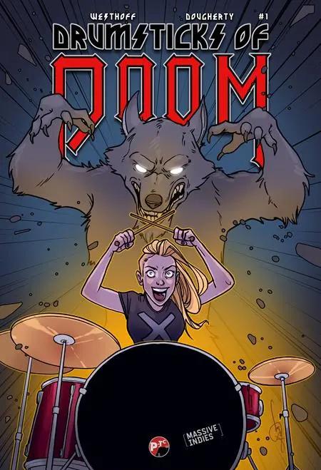 DRUMSTICKS OF DOOM #1 (OF 4) CVR B INC 1:5 K LYNN SMITH VAR Massive Publishing