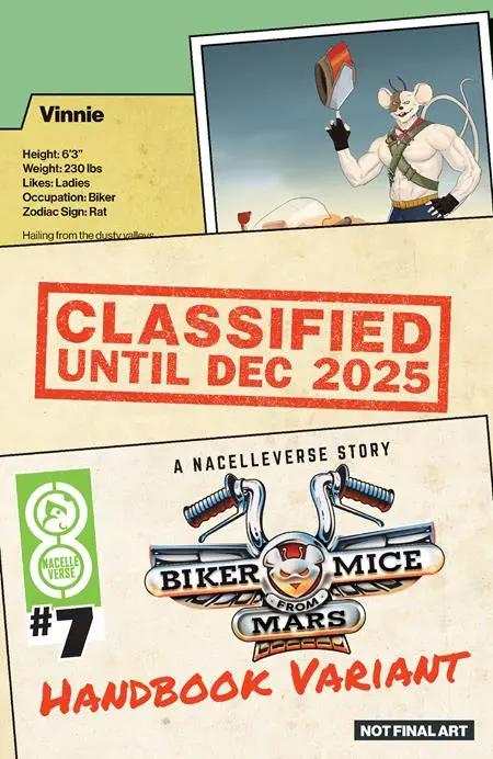 BIKER MICE FROM MARS (2025) #7 CVR B DOTUN AKANDE HANDBOOK VAR Oni Press