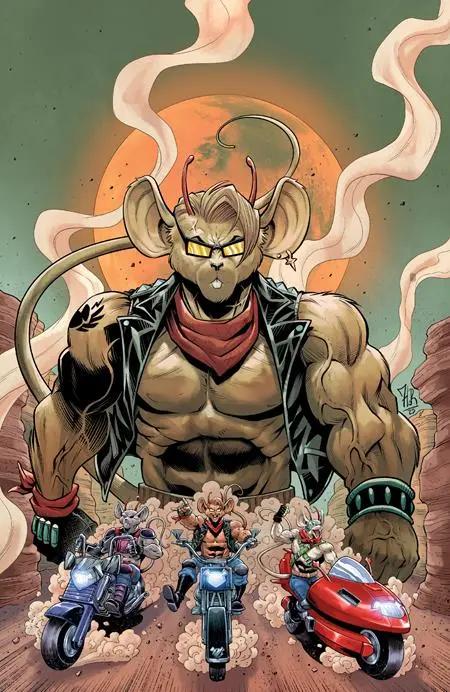 BIKER MICE FROM MARS (2025) #7 CVR D INC 1:20 JORDI TARRAGONA FULL ART VAR Oni Press