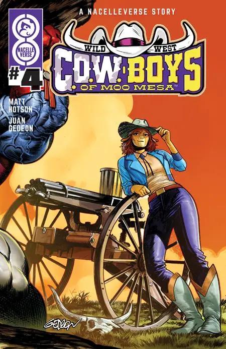 WILD WEST COW-BOYS OF MOO MESA #4 (OF 4) CVR A JUAN GEDEON Oni Press