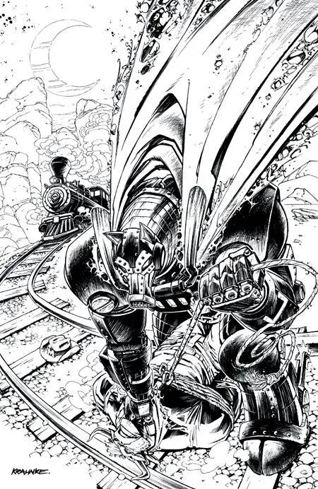 WILD WEST COW-BOYS OF MOO MESA #4 (OF 4) CVR E INC 1:20 ANDREW KRAHNKE B&W VAR Oni Press