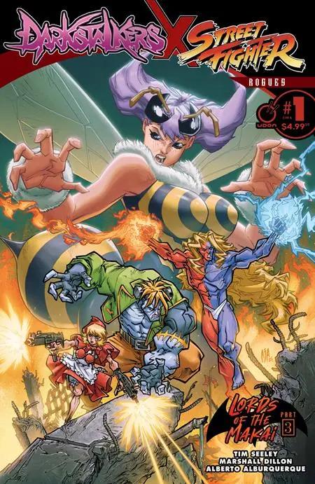 DARKSTALKERS X STREET FIGHTER ROGUES #1 (ONE SHOT)CVR A ALBERTO ALBURQUERQUE UDON Entertainment
