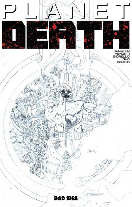 PLANET DEATH PLANET SIZED EDITION #1  CVR C TOMAS GIORELLO VAR BAD IDEA