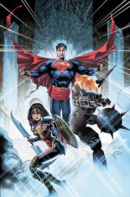 JUSTICE LEAGUE UNLIMITED #15 CVR C EDDY BARROWS & EBER FERREIRA CARD STOCK VAR (DC K.O.) DC Comics