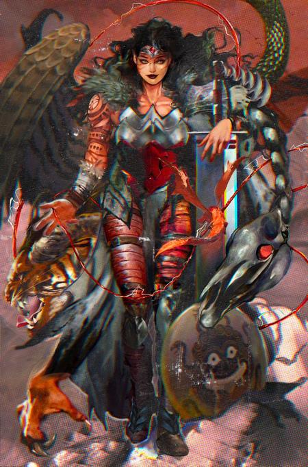 ABSOLUTE WONDER WOMAN #16 CVR E ANGELA WU CARD STOCK VAR DC Comics