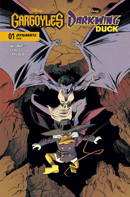 GARGOYLES DARKWING DUCK #1 CVR C DECLAN SHALVEY VAR DYNAMITE Entertainment