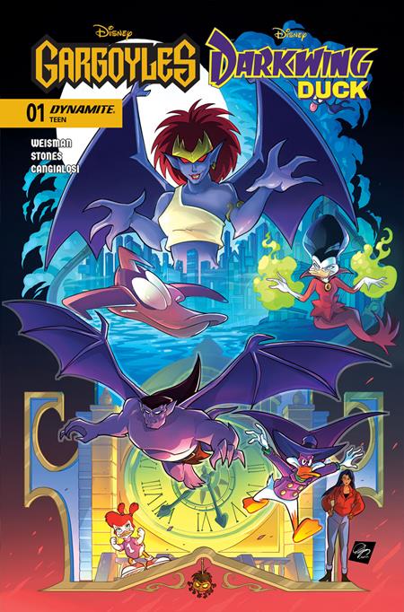 GARGOYLES DARKWING DUCK #1 CVR D CIRO CANGIALOSI VAR DYNAMITE Entertainment