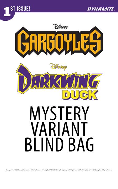 GARGOYLES DARKWING DUCK #1 CVR F BLIND BAG VAR DYNAMITE Entertainment