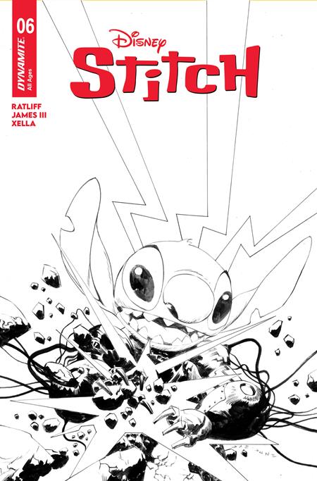 STITCH #6 CVR E INC 1:10 JAE LEE LINE ART VAR DYNAMITE Entertainment