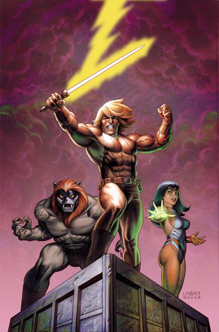 THUNDARR THE BARBARIAN #1 CVR O INC 1:25 JOSEPH MICHAEL LINSNER LINE ART VIRGIN VAR DYNAMITE Entertainment
