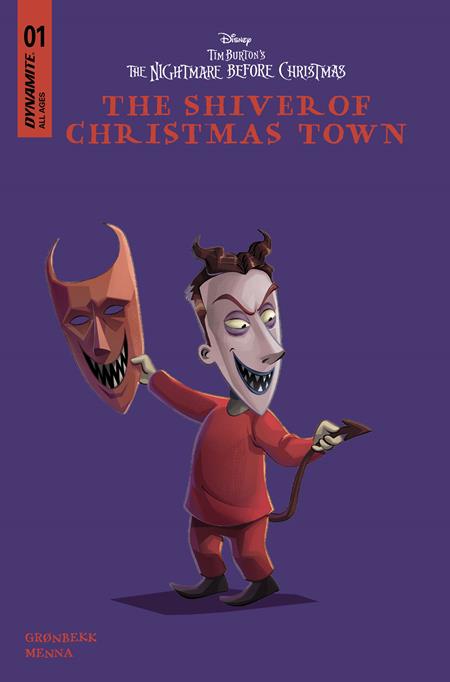 TIM BURTONS THE NIGHTMARE BEFORE CHRISTMAS THE SHIVER OF CHRISTMAS TOWN #1 CVR D DISNEY LIBRARY VAR DYNAMITE Entertainment