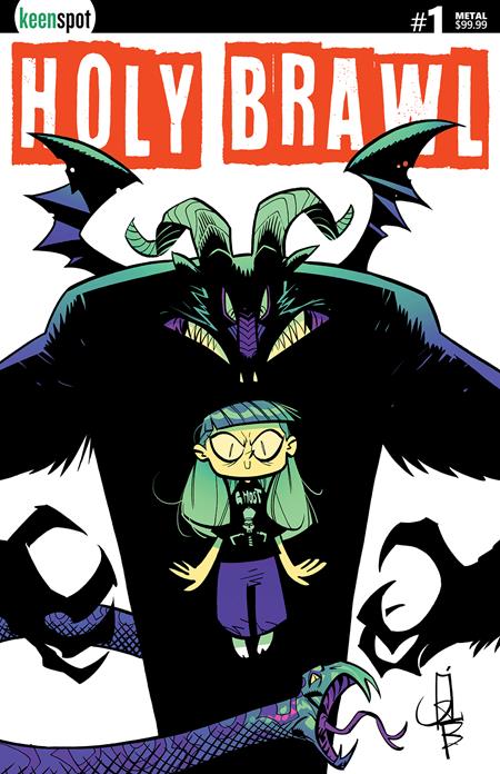 HOLY BRAWL #1 CVR D ATHILA FABBIO WHITE METAL VAR Ex Posse Holdings