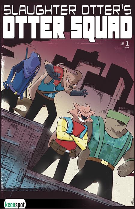 OTTER SQUAD #1 CVR B J HAMMOND TMNT #1 HOMAGE VAR Ex Posse Holdings
