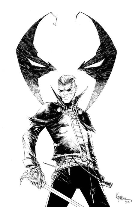 SPAWN THE CURSE OF SHERLEE JOHNSON #5 CVR C JONATHAN GLAPION B&W VIRGIN VAR Image Comics