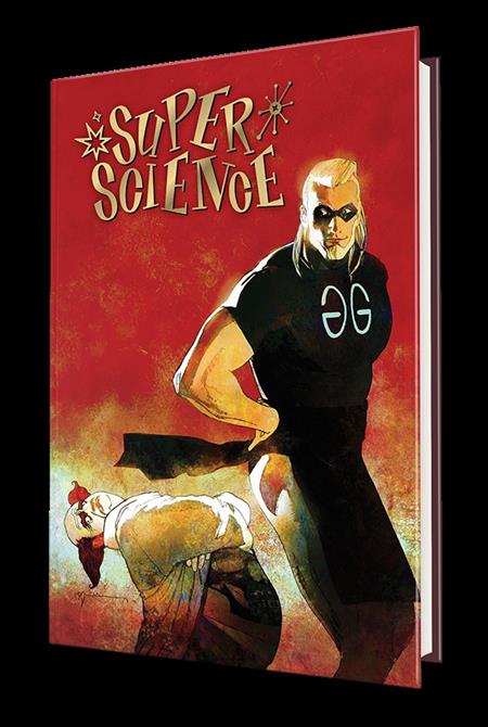 SUPER SCIENCE HC VOL 01 BILL SIENKIEWICZ PREMIERE ED WITH GOLD FOIL SLIPCASE Solicited Thru Other Distributors Lab Press
