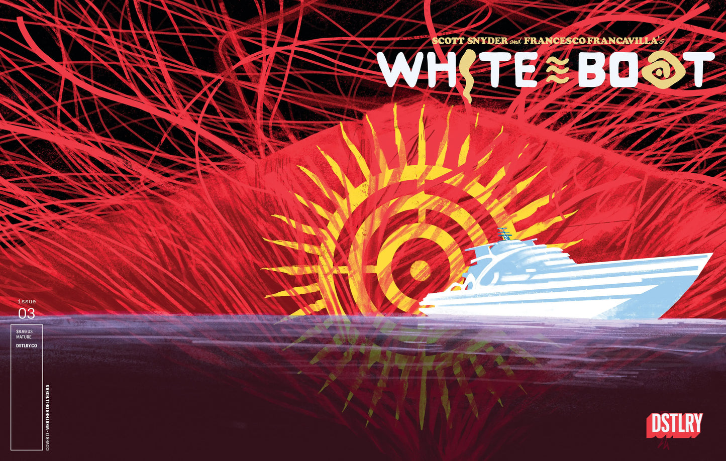 WHITE BOAT #3 CVR D WERTHER DELL'EDERA 10 COPY VARIANT DSTLRY