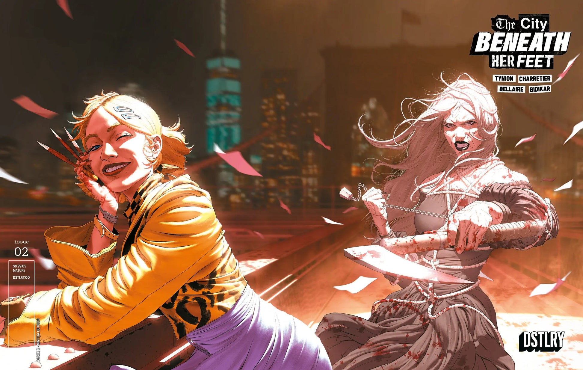 THE CITY BENEATH HER FEET #2 CVR B MATTIA DE IULIS VARIANT DSTLRY