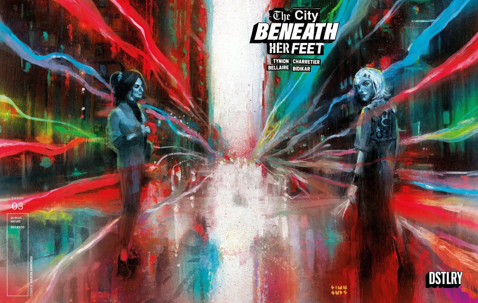 THE CITY BENEATH HER FEET #3 CVR B MARTIN SIMMONDS VARIANT DSTLRY