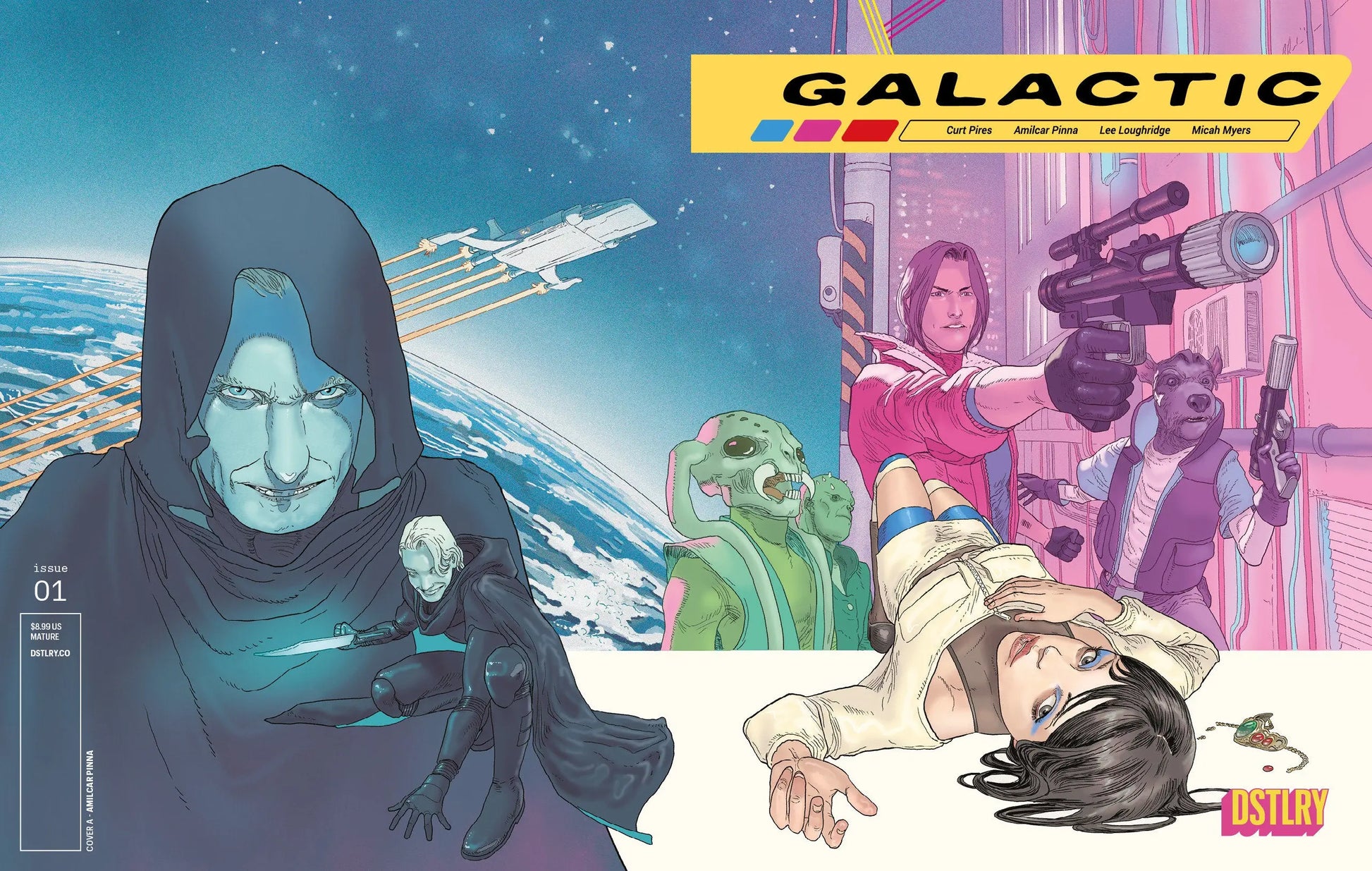 GALACTIC #1 CVR A AMILCAR PINNA DSTLRY
